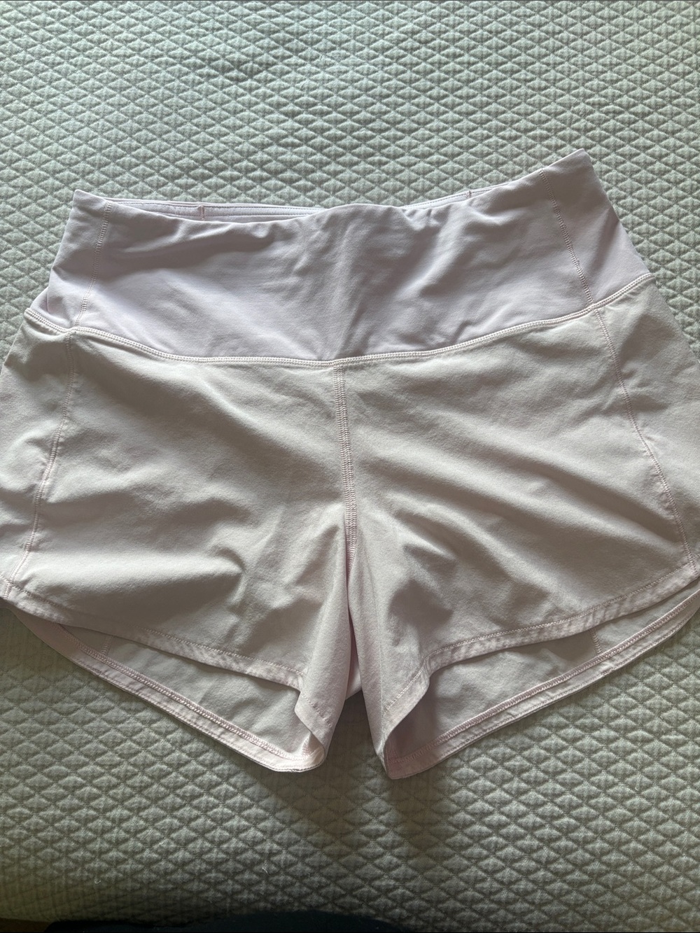 lululemon athletica Pale Pink High-Rise Athletic Shorts